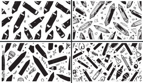 abstract line silhouettes vector, modern texture clipart, artistic line svg, creative abstract illustration, geometric line graphics, black line silhouettes, contemporary vector art, minimal texture d