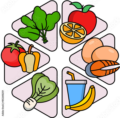 Balanced Diet illustration