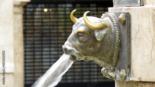 Torico fountain, Torico square, Teruel, city symbol