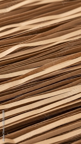 Wallpaper Mural Intricate patterns of paper strips create a captivating visual texture Torontodigital.ca