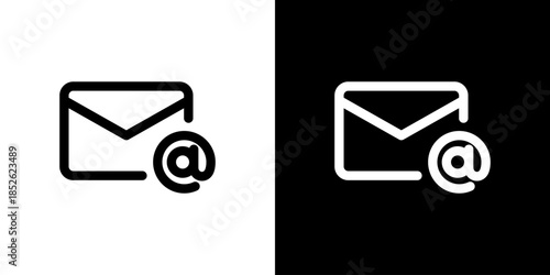 メールアドレス・アットマークのアイコンセット