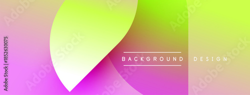 Abstract gradient background. Soft pink, yellow, purple hues blend smoothly. Minimalist design with text elements present.