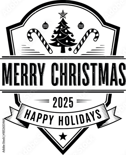 Merry christmas 2025 happy holidays