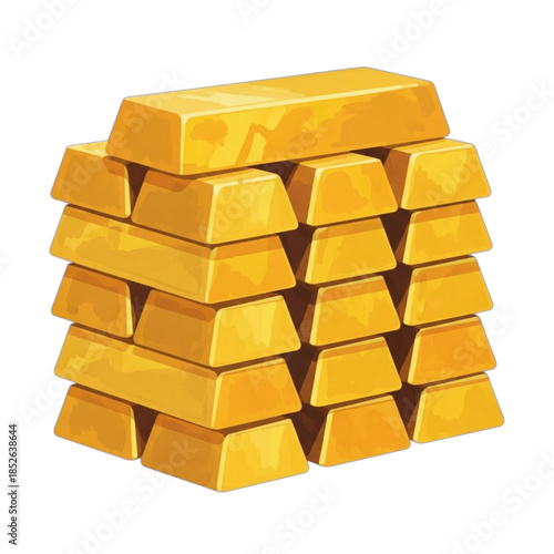 Stack of Gold Bars.