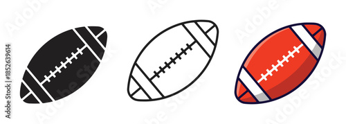 American Football Ball Sport Equipment for Game Activity Team Sport Recreation and Competition Championship Tournament Sporting Event Exercise Training