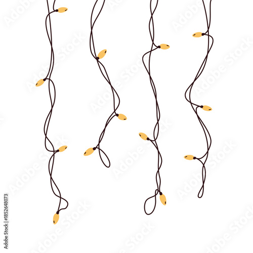 Holiday garland for decoration, holiday light