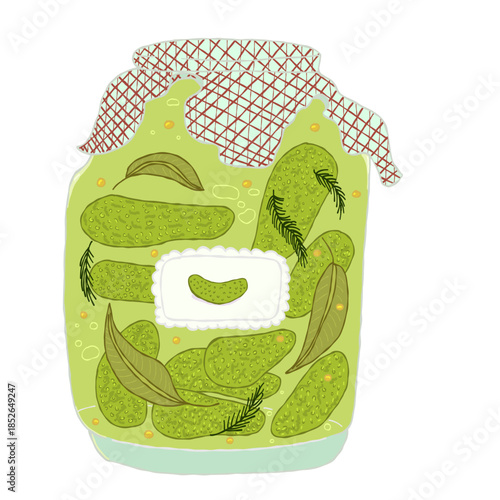 Eingelegte Essiggurken