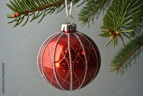 Elegant Weihnachtskugel with Festive Golden Accents