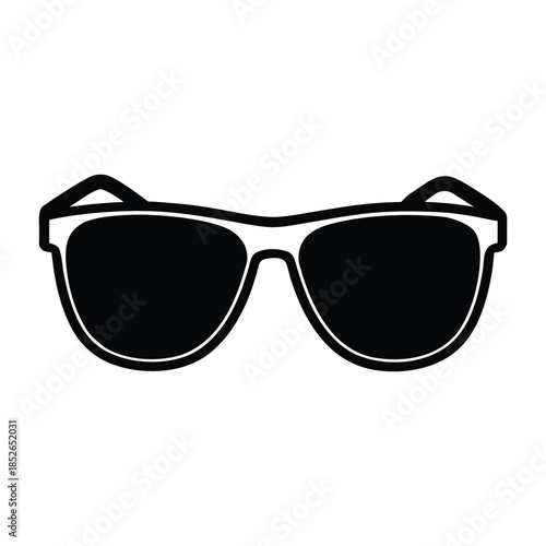 Sunglasses isolated on white background, Beach sunglasses