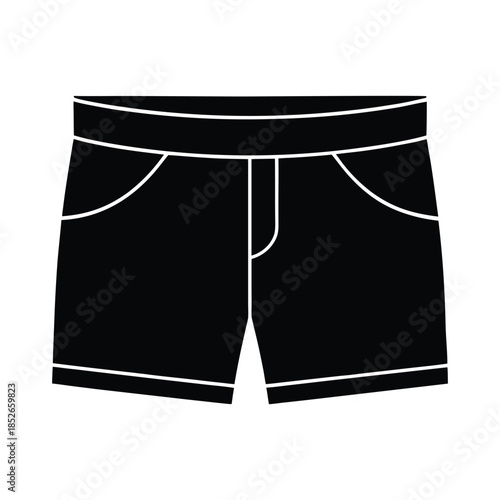 Swim shorts, Vector illustration of underwear