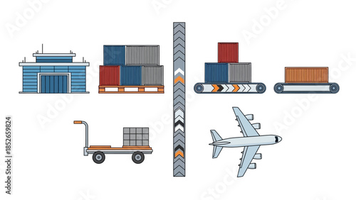 Global Logistics An Illustration of the Transportation Network