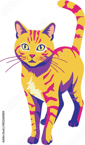 Orange Tabby Cat Pixel Art ...