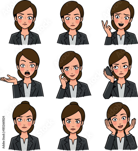 Pixel Art Business Woman Ex...