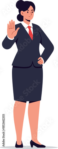 Pixel Art Businesswoman In ...