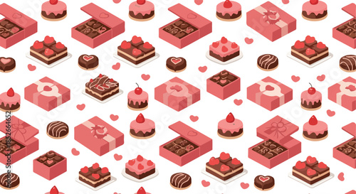 Pixel Art Valentine Chocola...