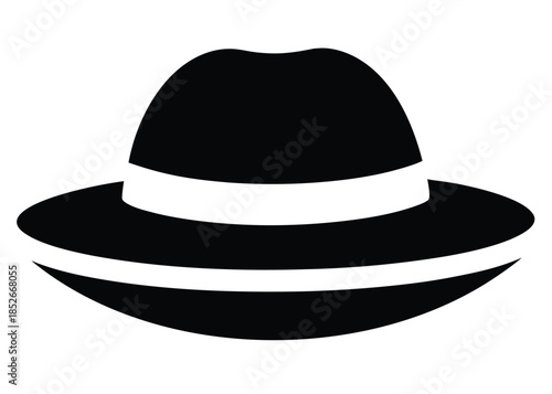 vector-illustration-of-a-black-and-white-hat (1).eps