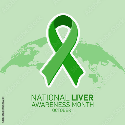 vector graphic of National Liver Awareness month ideal for National Liver Awareness month celebration
