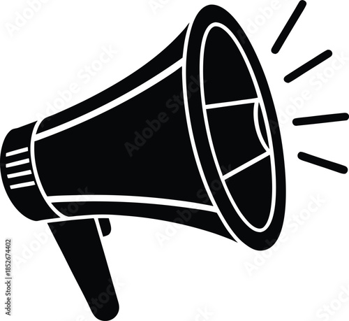 megaphone icon vector illustration