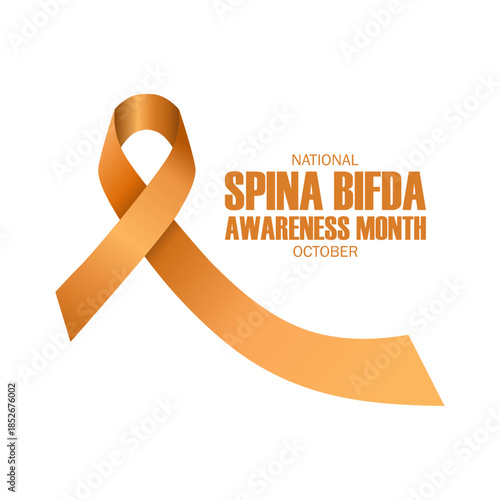 vector graphic of National Spina Bifida Awareness Month ideal for National Spina Bifida Awareness Month celebration