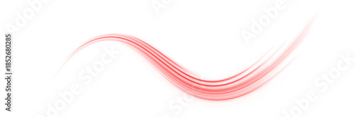 Dynamic road line color swirl streak motion bright highway.
