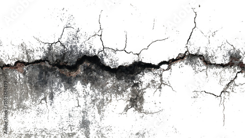Abstract vintage grunge cracked wall background. black and gray old weathered concrete scratched texture.