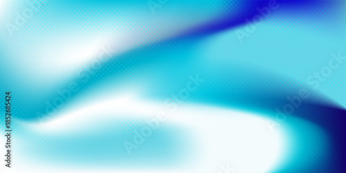 Colorful abstract background with white and blue color, halftone effect, dot pattern. Vector illustration.