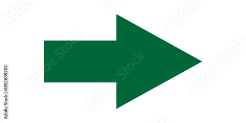 Green Color Right Direction Arrow. This a symble of right Side Indicator.