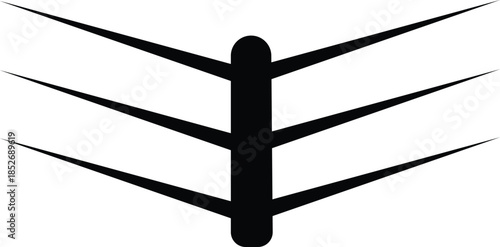 boxing ring icon An old wrought iron gate and fence stand before a blank wooden signpost with a cross symbol and metal arrow pointing toward the blue sky along a lonely road