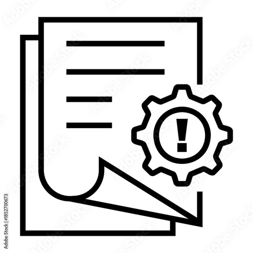 safety procedure Line Icon