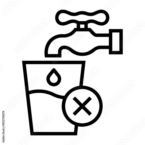 safety procedure Line Icon