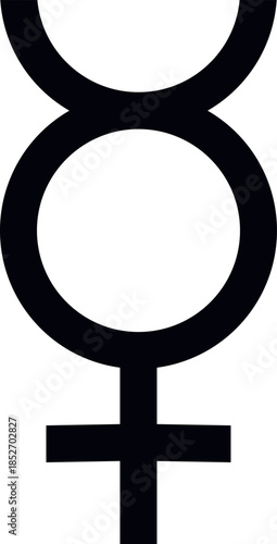 Mercury Astrology Symbol – Astrological Mercury Glyph