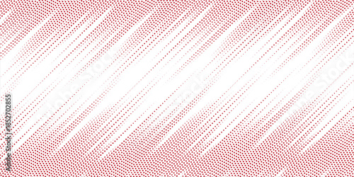 Abstract diagonal red dynamic halftone grunge texture. red vector eps10
