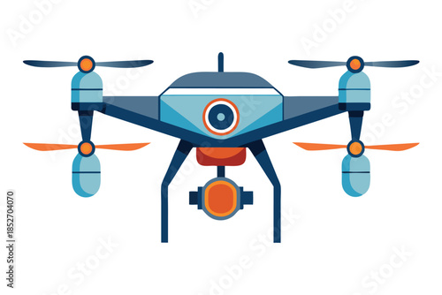 drone on white background