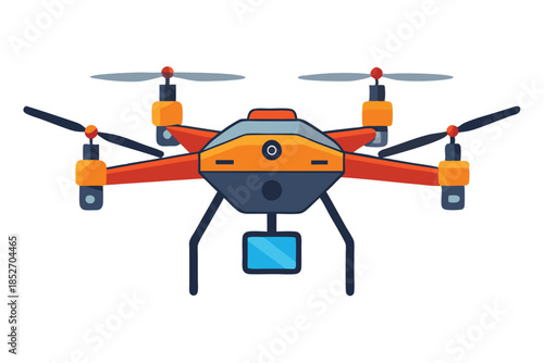 drone on white background