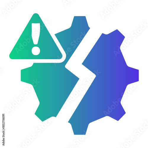 safety procedure Gradient icon