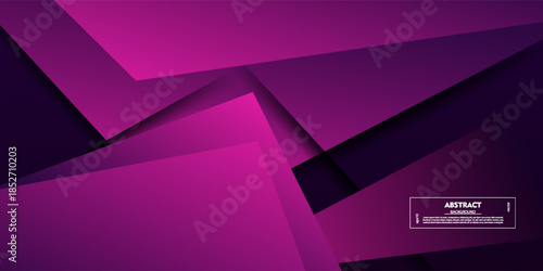 Purple abstract background with overlapping square curve background pattern. Vector eps10