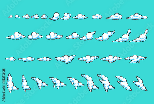 Foam ornaments for carwash background decoration