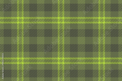 Gingham textile seamless background, idyllic fabric tartan texture. Ragged check vector pattern plaid in lime and pastel colors.
