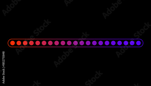 Loading or progress completed percentage bar, loading status bar, download progress icon vector