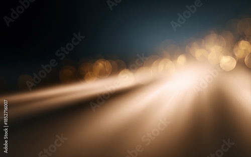 Fresh vision background with warm illumination and forward-looking mood