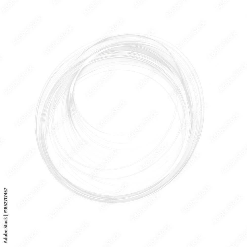 Fototapeta premium Futuristic Light Vortex Ring Abstract Illustration