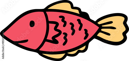 hand Drawn Fish Illustration