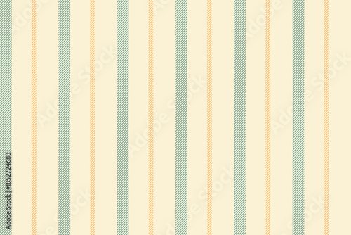 Certical seamless stripe vertical, handmade texture vector pattern. Prunge fabric lines background textile in papaya whip and pastel colors.