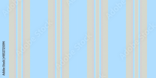 Dress vertical background vector, aesthetic textile seamless pattern. Nostalgic stripe lines texture fabric in orange and cyan colors.