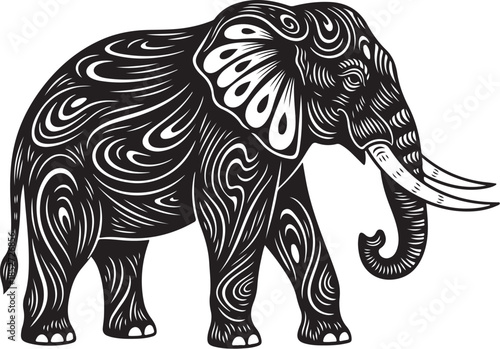 Wallpaper Mural Mandala Elephant Tribal Art Vector Illustration Torontodigital.ca