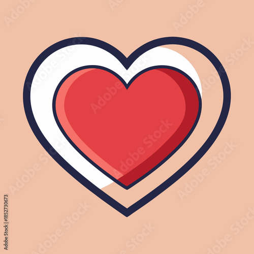 heart shape for love and recommendation