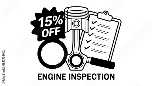 Expert engine inspection service with a special discount offer