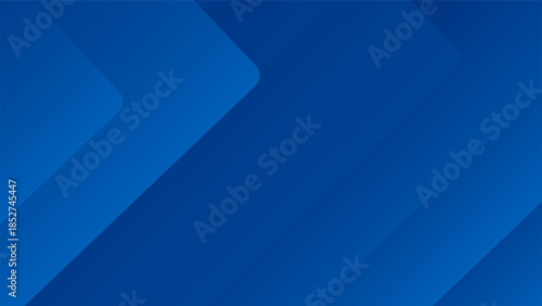 Abstract blue background with glowing geometric lines. Modern blue gradient square shape design. Futuristic technology concept. Suit for brochure, modern background