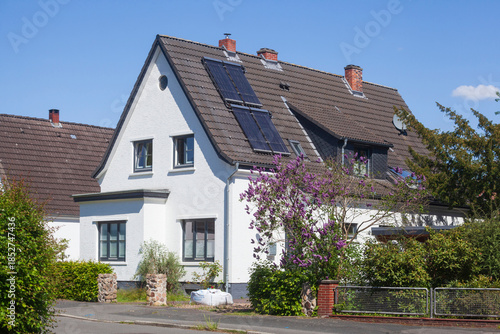Wohngebäude im Grünen, Schönebeck, Bremern-Nord, Bremen, Deutschland
