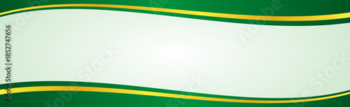 Elegant Green and Gold Design: A sophisticated design composed of gentle curves in a refreshing green, accented with elegant gold, perfect for adding a touch of sophistication to any project.